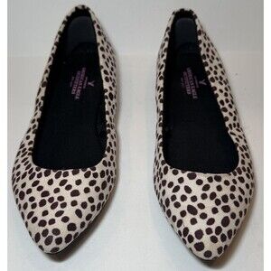 American Eagle Outfitters Flats Womens 6.5 Cheetah Animal Print Pointed Toe
